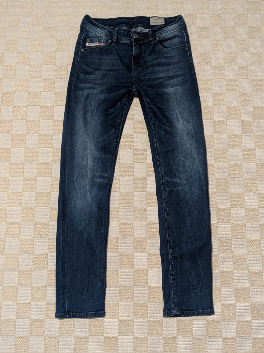 Diesel Boy’s Dark Indigo Slim Straight Jeans Size 14